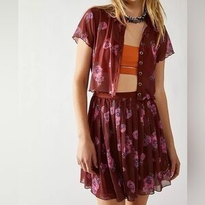 Free People Florence Mesh Set NWT